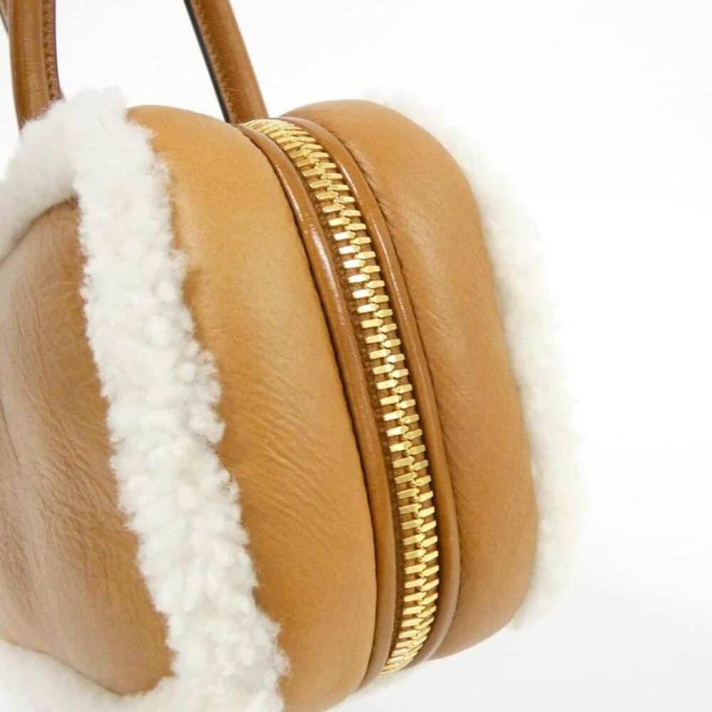 Miu Miu 5BB148 Montone Shearing Shoulder Bag - Picture 5 of 8